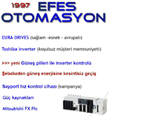 Tablet Screenshot of efesotomasyon.com
